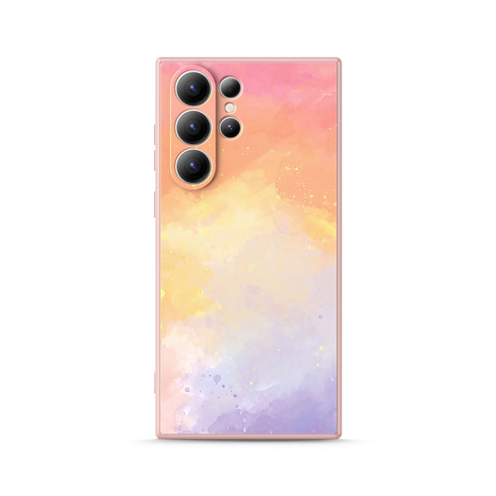 Samsung Watercolor  Series | " Starry Sky " Tempered Glass Phone Case