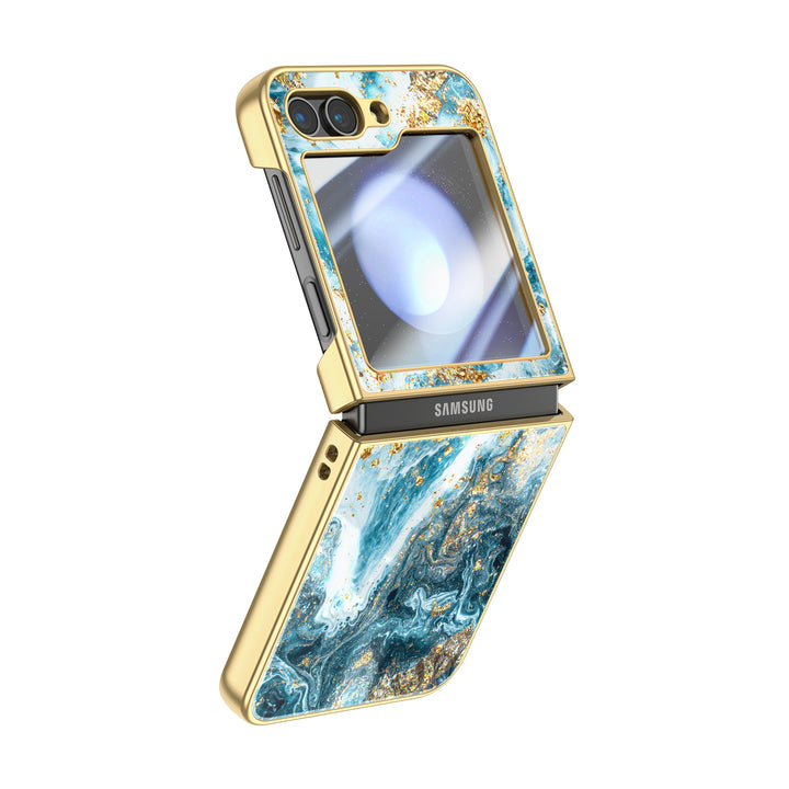 " Hurricane Waves " | Samsung Electroplated Glass Case