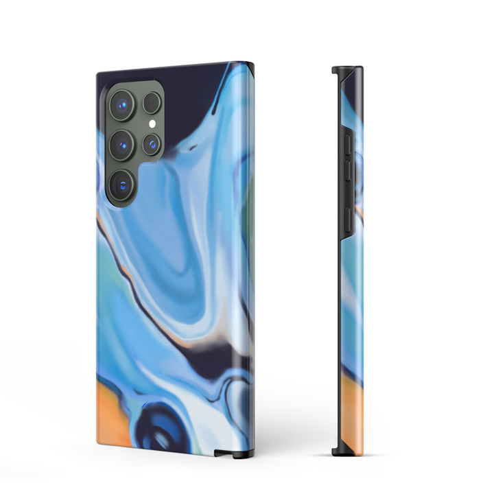 " Blue "  | Samsung Liquid Silicone Case