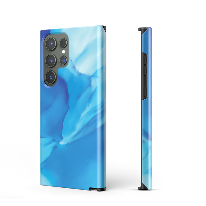 " Foggy Blue " |  Samsung Liquid Silicone Case