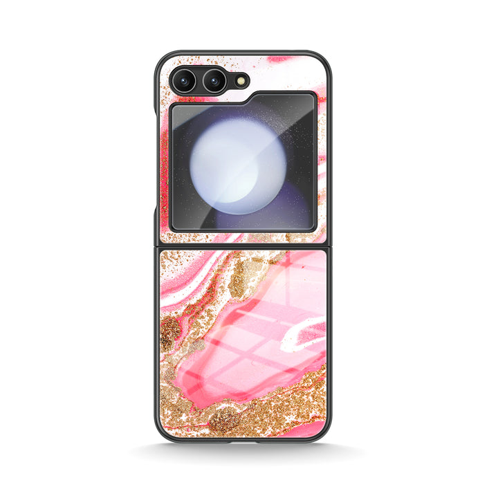 " Pink Lake " | Samsung Electroplated Glass Case