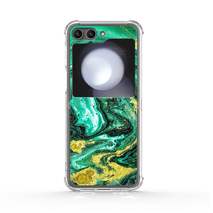 " Green Ocean " | Samsung Electroplated Glass Case