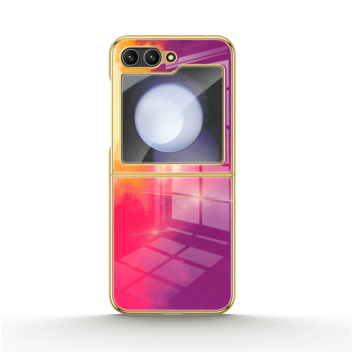 " Daisy Fuchsia " | Samsung Electroplated Glass Case