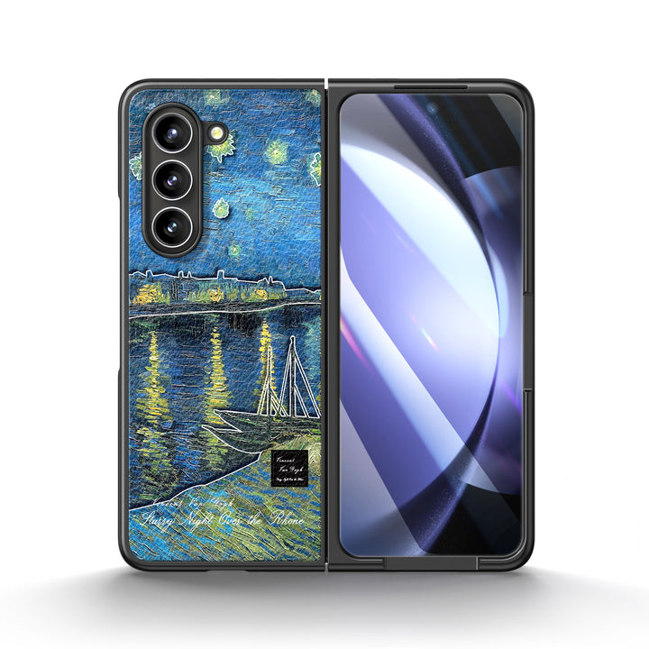 " Starry Night Over the Rhône " | Samsung Tempered Glass Case