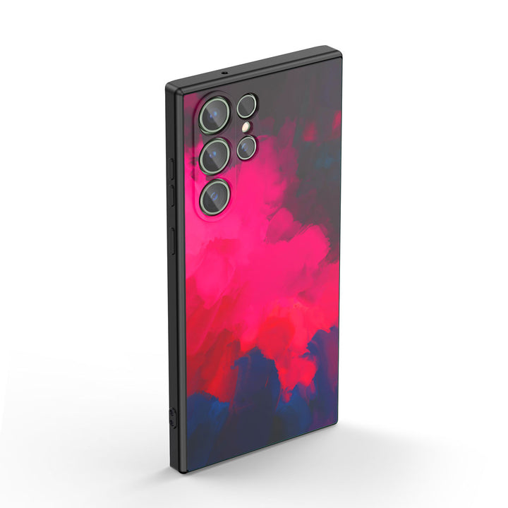 Samsung Watercolor  Series | " Phantom " Tempered Glass Phone Case