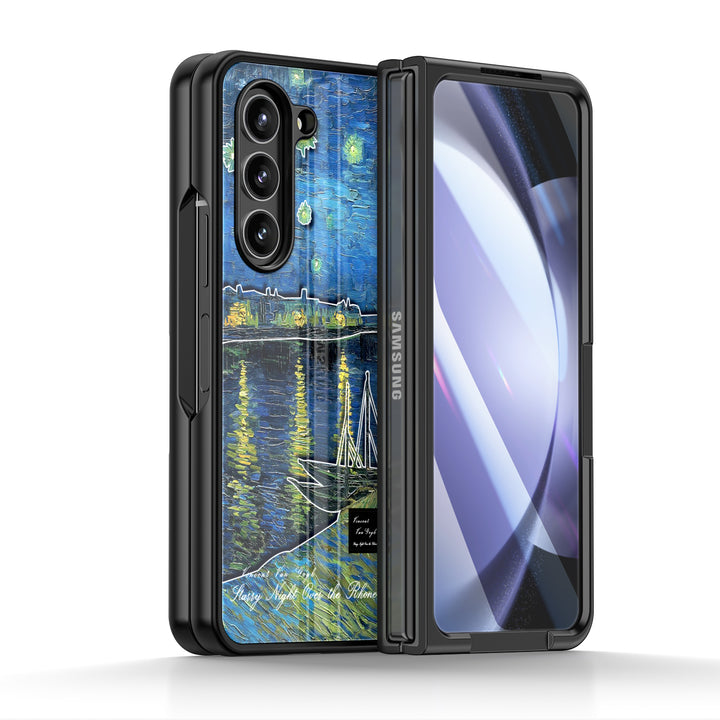 " Starry Night Over the Rhône " | Samsung Tempered Glass Case