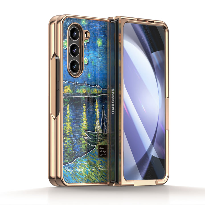 " Starry Night Over the Rhône " | Samsung Tempered Glass Case