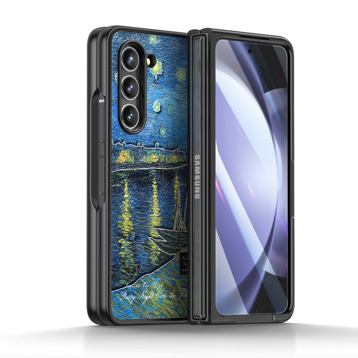 " Starry Night Over the Rhône " | Samsung Tempered Glass Case