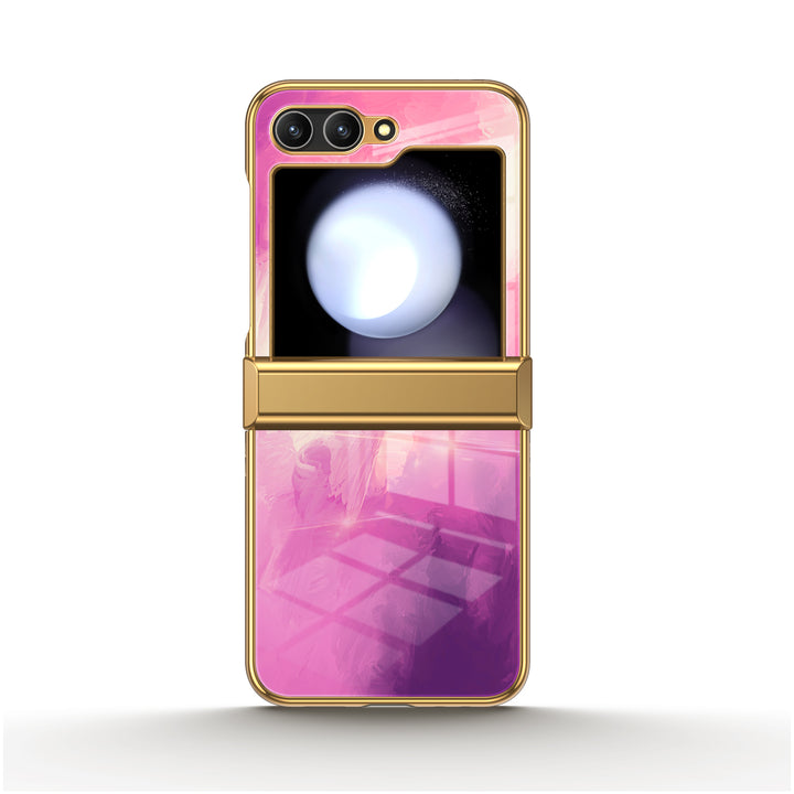 " Cherry Cream " | Samsung Electroplated Glass Case