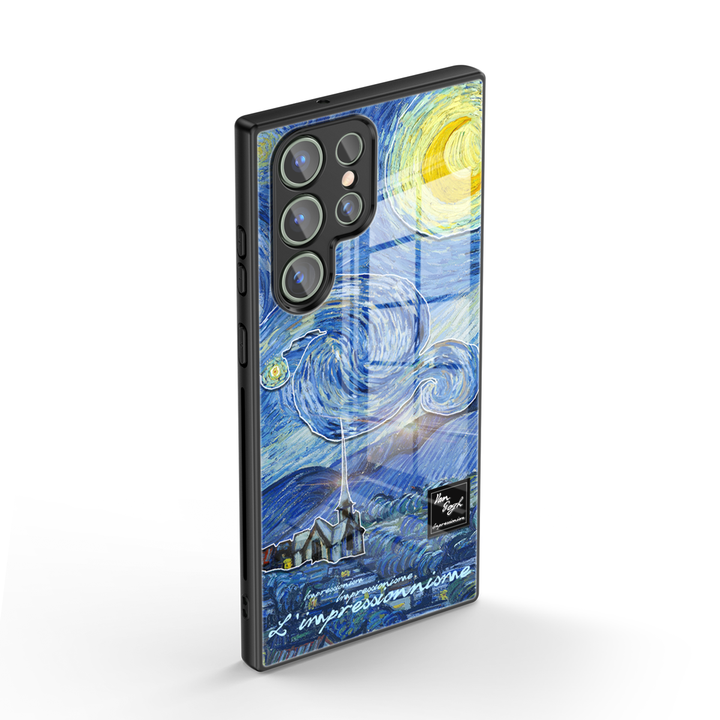 Samsung Oil Painting Series |  " The Starry Night " Liquid Silicone Phone Case