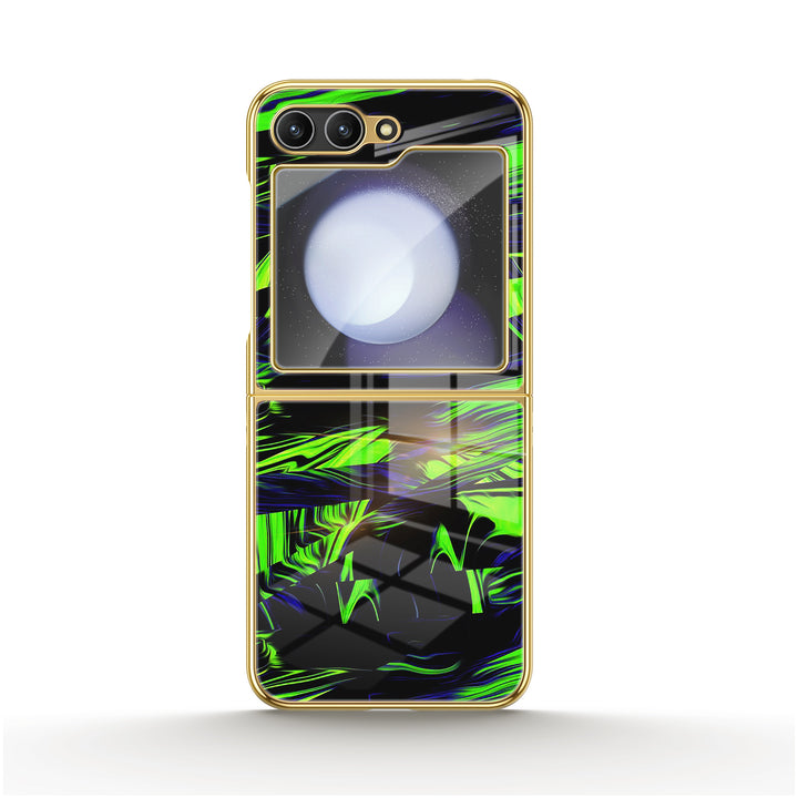 " Spy Green " | Samsung Electroplated Glass Case