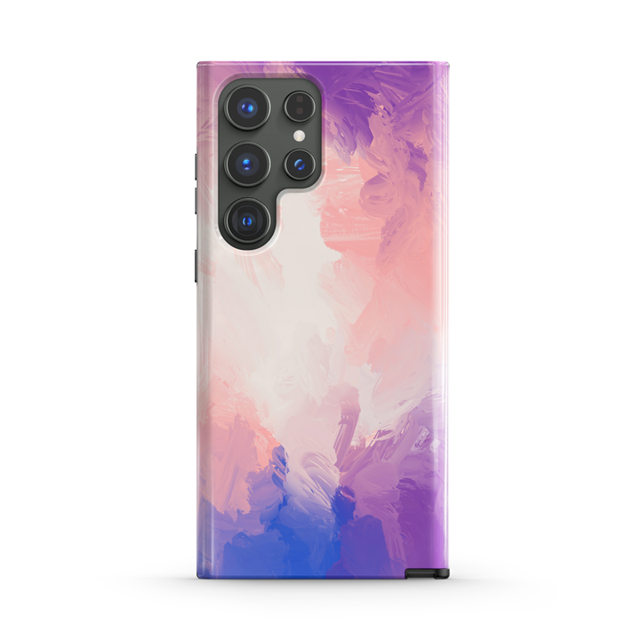 " Hibiscus Color " | Samsung Tempered Glass Case