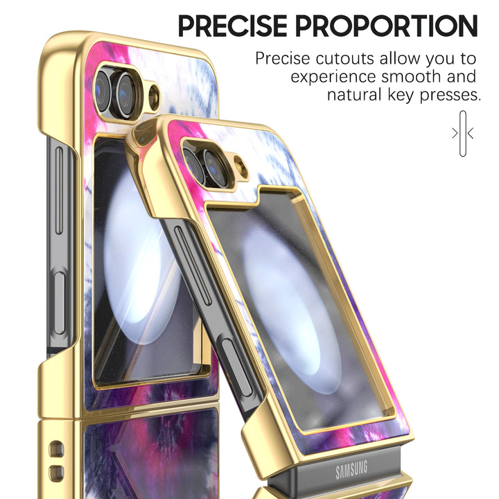 " Purple Mirror " | Samsung Electroplated Glass Case