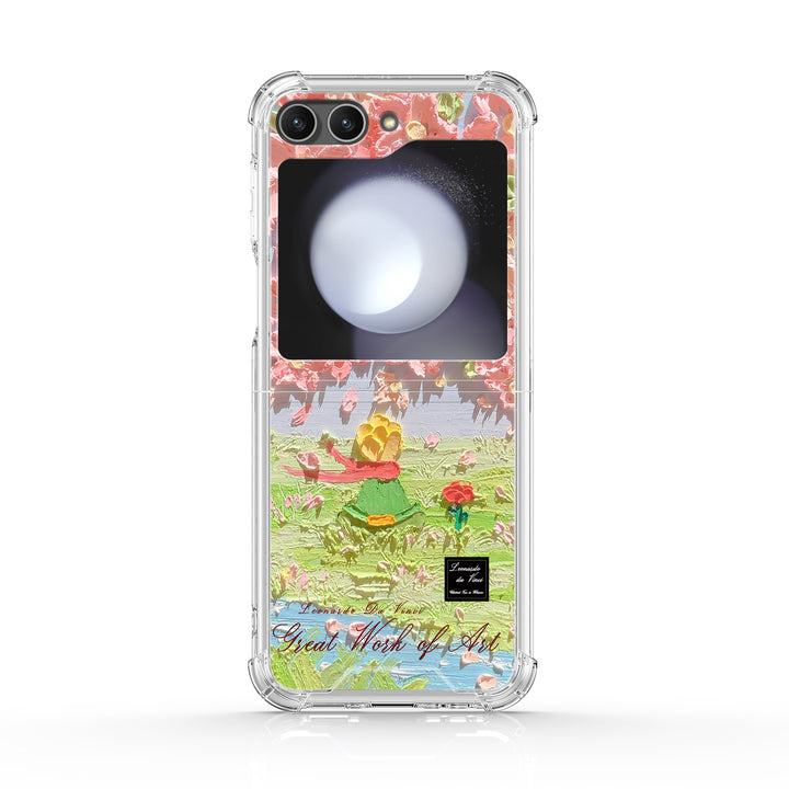 " The Little Prince-Cherry Blossoms " | Samsung Electroplated Glass Case