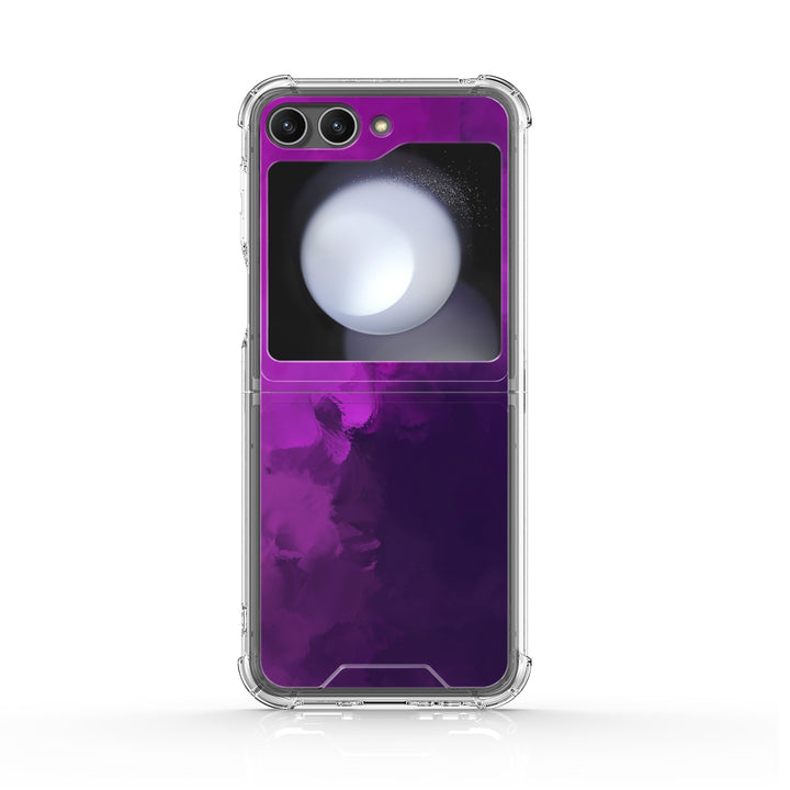 " Dark Purple " | Samsung Electroplated Glass Case