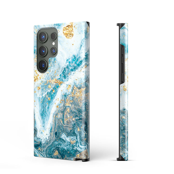 Samsung Gilt Series | " Hurricane Waves " Tempered Glass Phone Case