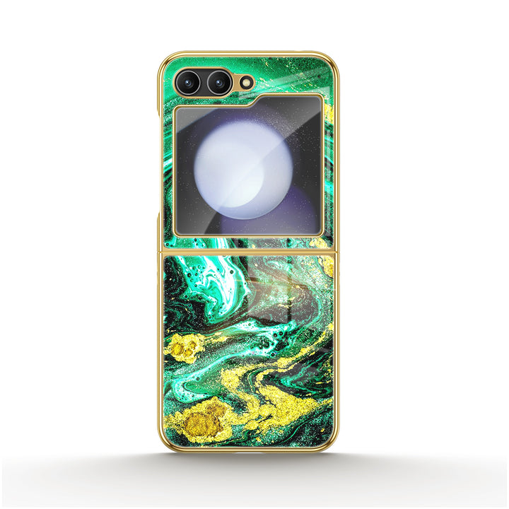 " Green Ocean " | Samsung Electroplated Glass Case