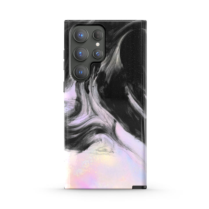 Samsung Dark Style Series | " Laser Black " Liquid Silicone Phone Case