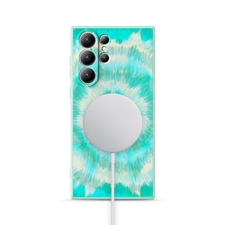 Samsung Tie Dye Series | " Islands " Tempered Glass Phone Case