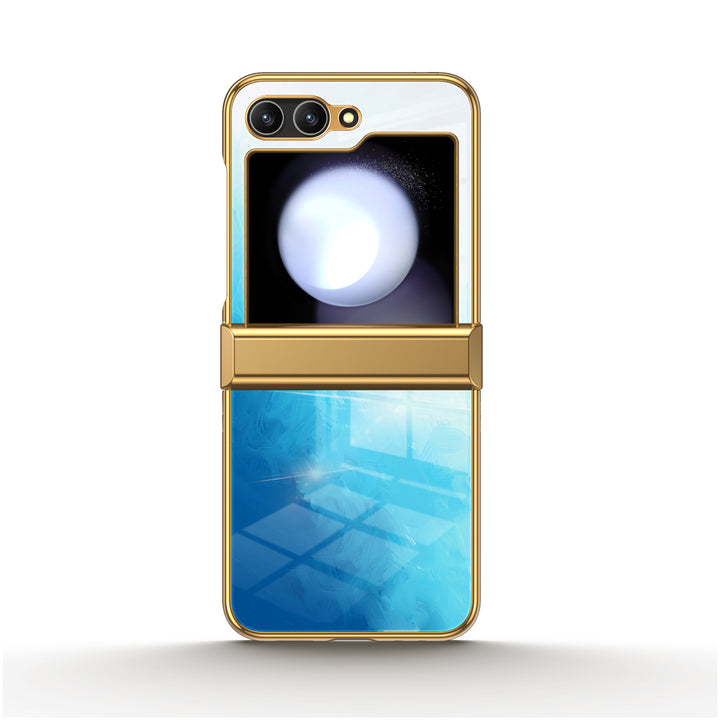 " Salt Sea Color " | Samsung Electroplated Glass Case