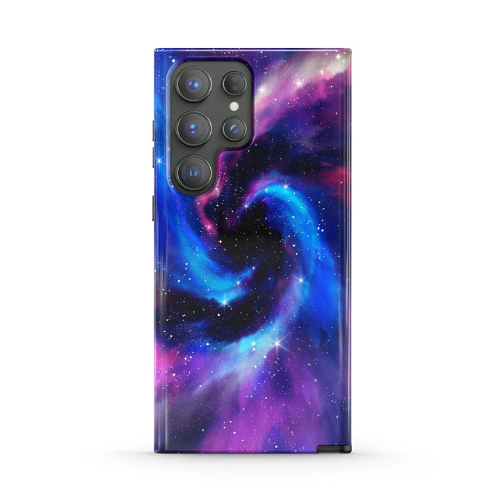 Samsung Galaxy Series | " Milky Way-Vortex " Tempered Glass Phone Case