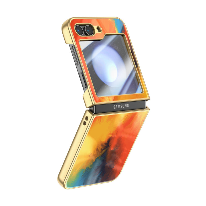 " Phoenix Feather " | Samsung Electroplated Glass Case