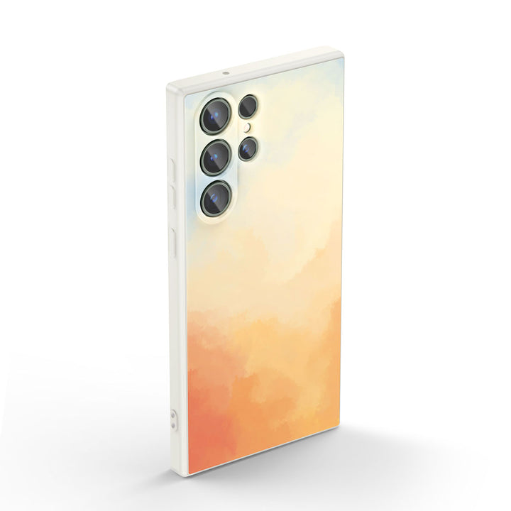 Samsung Watercolor  Series | " Sunset " Tempered Glass Phone Case