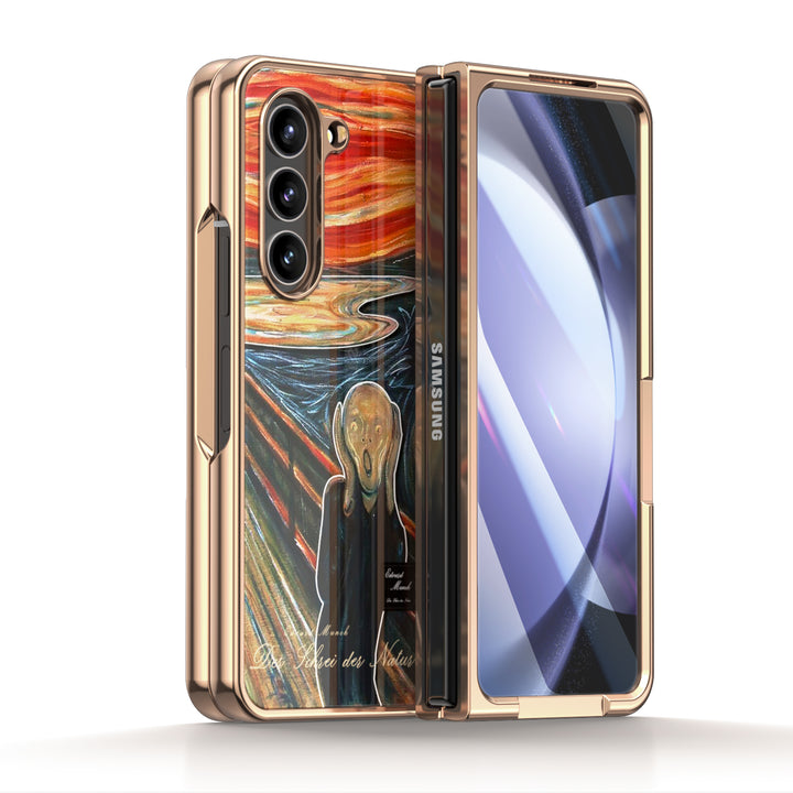 " The Scream " | Samsung Tempered Glass Case