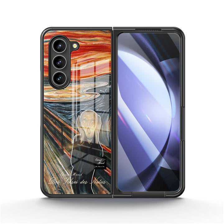 " The Scream " | Samsung Tempered Glass Case