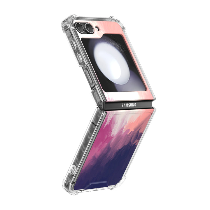 " Berry Color " | Samsung Electroplated Glass Case