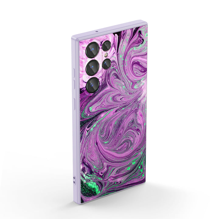 Samsung Gilt Series | " Violet " Liquid Silicone Phone Case