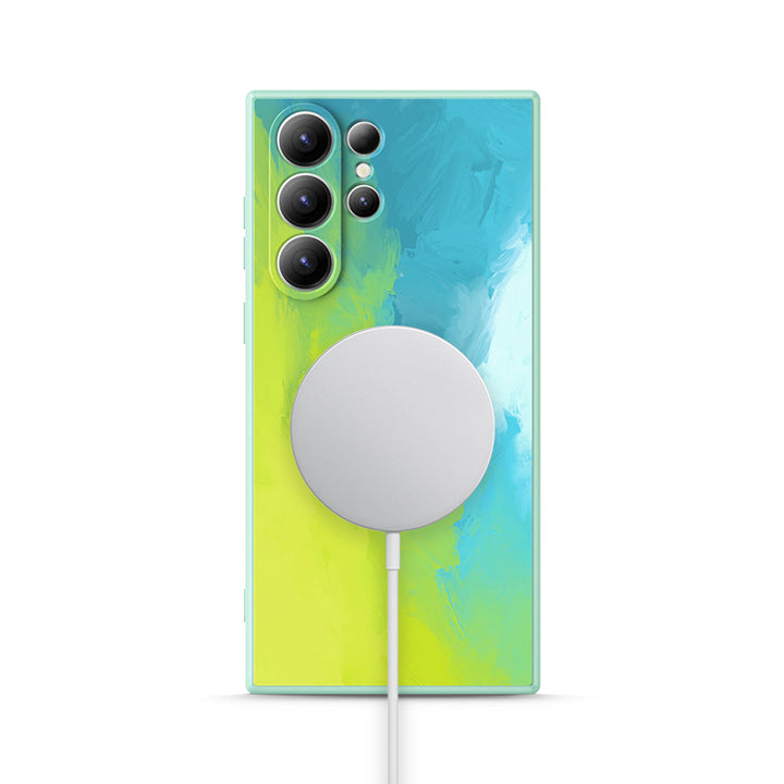 " Fluorescent Beach " | Samsung Liquid Silicone Case