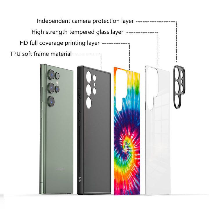 Samsung Tie Dye Series | " Classic " Liquid Silicone Phone Case