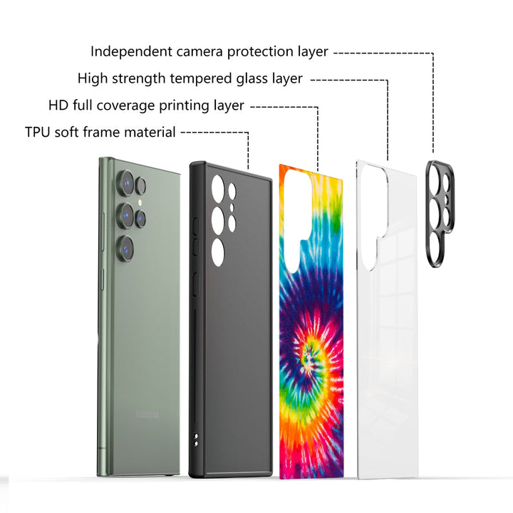 Samsung Tie Dye Series | " Oasis " Tough Phone Case