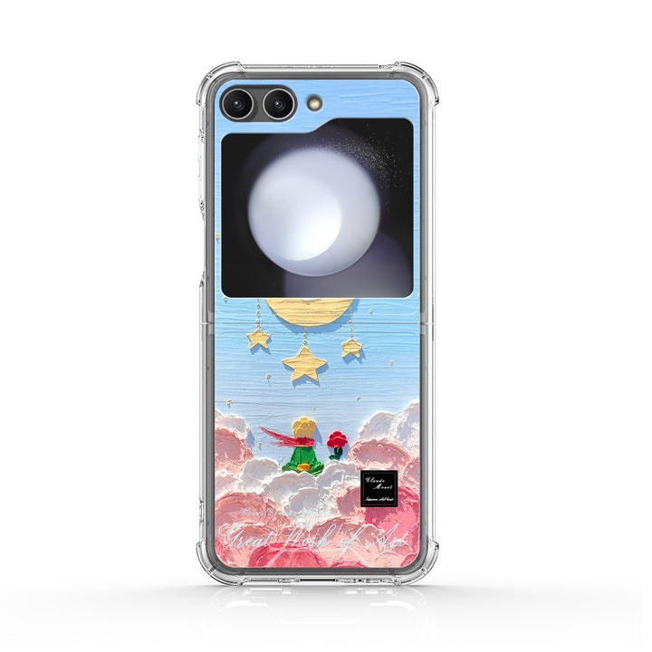 " The Little Prince- Stars and Moon " | Samsung Electroplated Glass Case