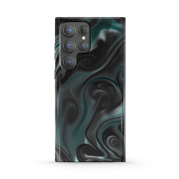 Samsung Dark Style Series | " Tomb Black " Liquid Silicone Phone Case