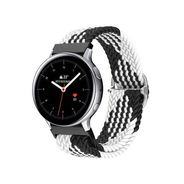 Samsung Uhrenserie | Buntes geflochtenes Nylon-Uhrenarmband (Uhrenschließe-Serie)