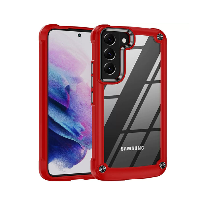 Case for Samsung Galaxy S23 Ultra Case Compatible with Samsung Galaxy S23  Ultra Phone Case PC backplane + Silicone Soft Frame Cover [360 Metal Ring